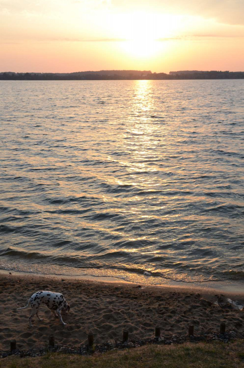 Sonnenuntergang am Stausee Bautzen